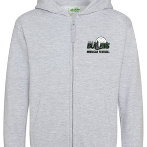 Berlin Bullets Fan Zip-Hoodie Kinder Grau